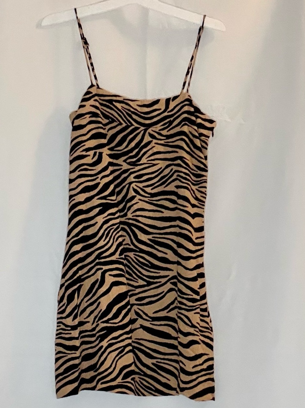 Skylar + Madison Tan & Black Zebra Print Label